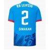 RB Leipzig Mohamed Simakan #2 Tredje Tröja 2023-24 Korta ärmar